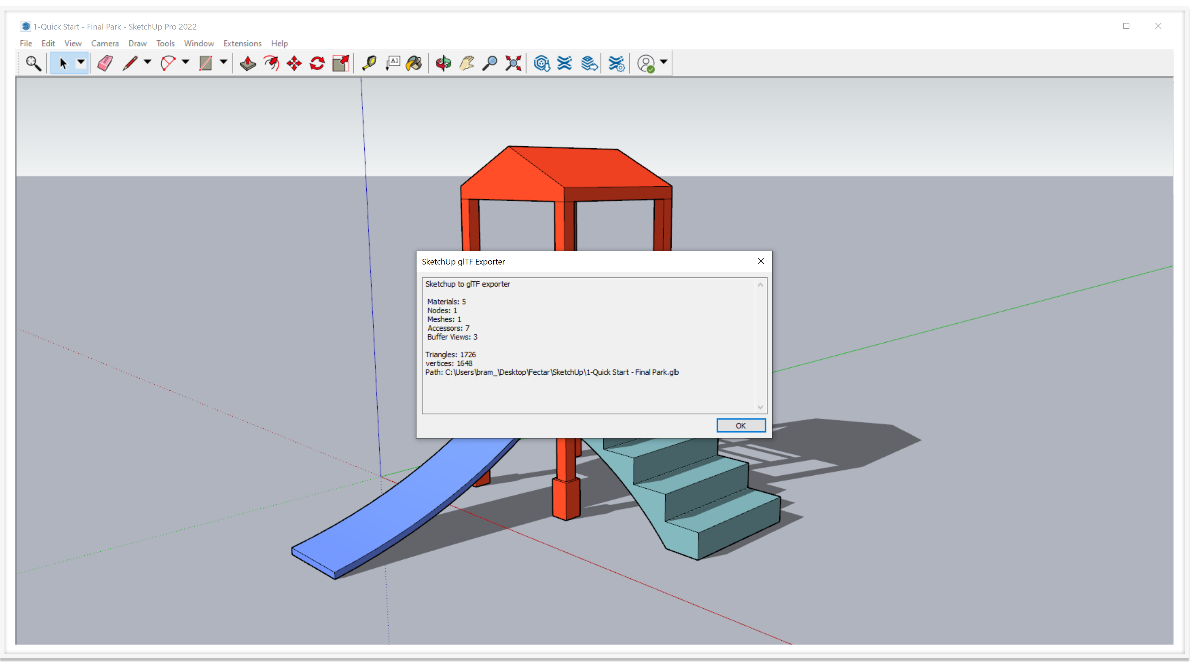 How To Export 3D Models From SketchUp Pro – Fectar